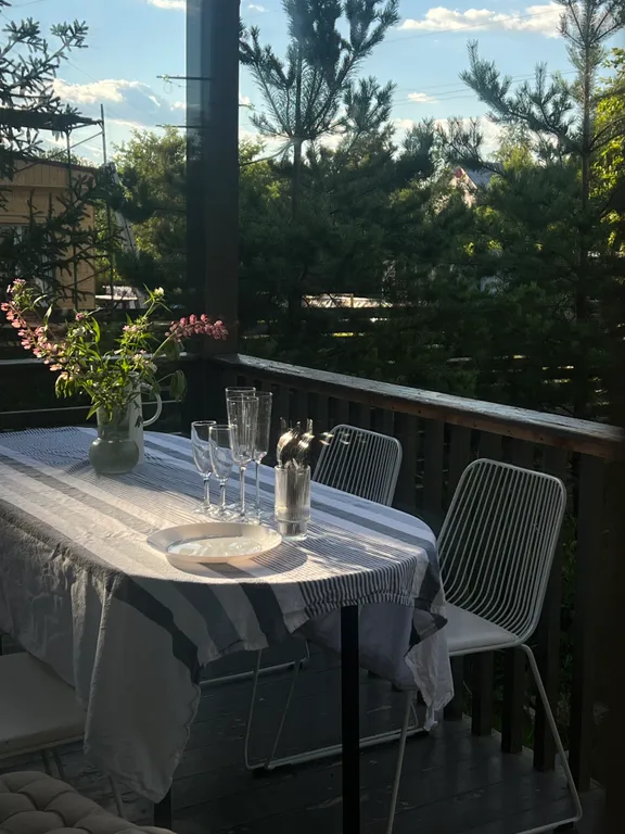 Уютный теплый дом с выходом в лес, 40 минут от Москвы со своей территорией