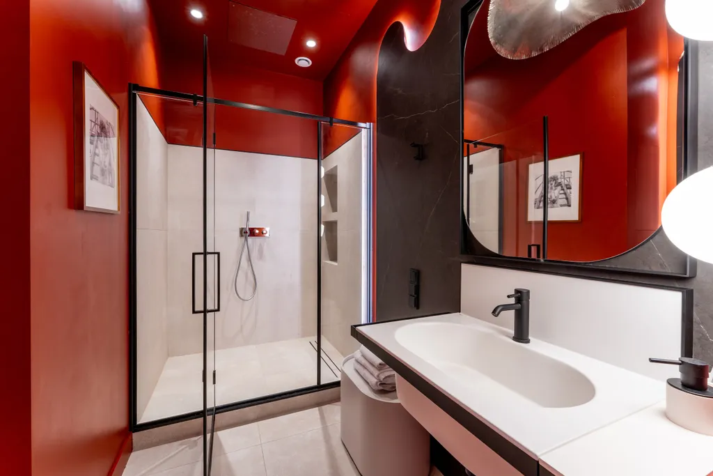 Sky city moscow ванна у окна, закатная сторона, premium дизайн