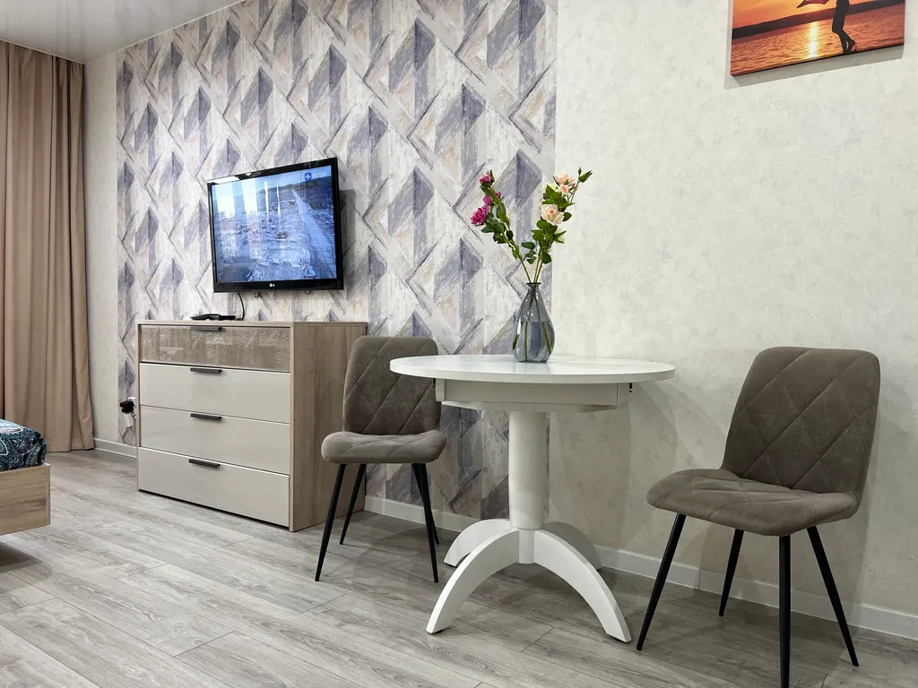 Студия в центре с видом на город, не берем оплату за финальную уборку