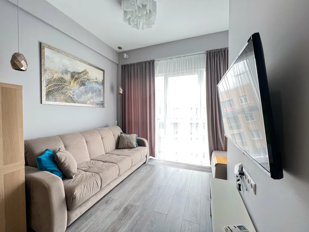 Очень уютная 2-комнатная квартира с видом на море