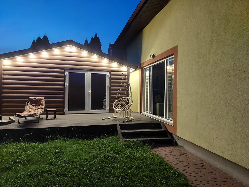 Дом с баней и зоной барбекю 500м от моря Зеленоградск Сокольники