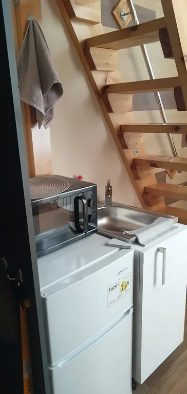 Студия в самом центре города/ двухуровневая.