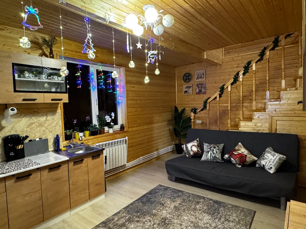 Уютный дом с сауной, своим лесом, рядом с Клином