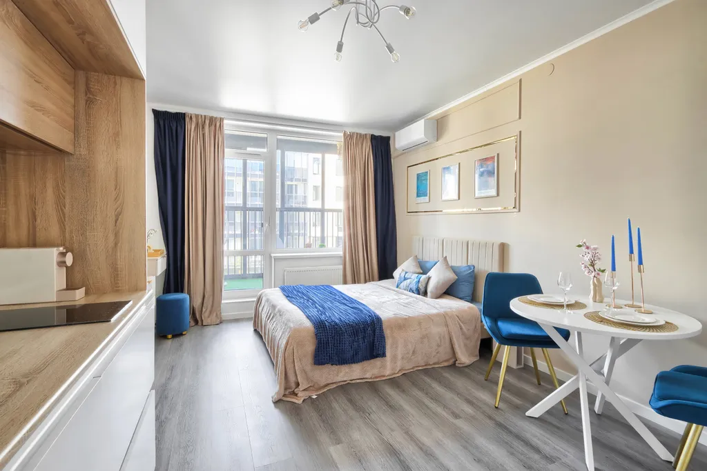 Квартира Квартира Уютная студия на проспекте Ветеранов — Санкт-Петербург