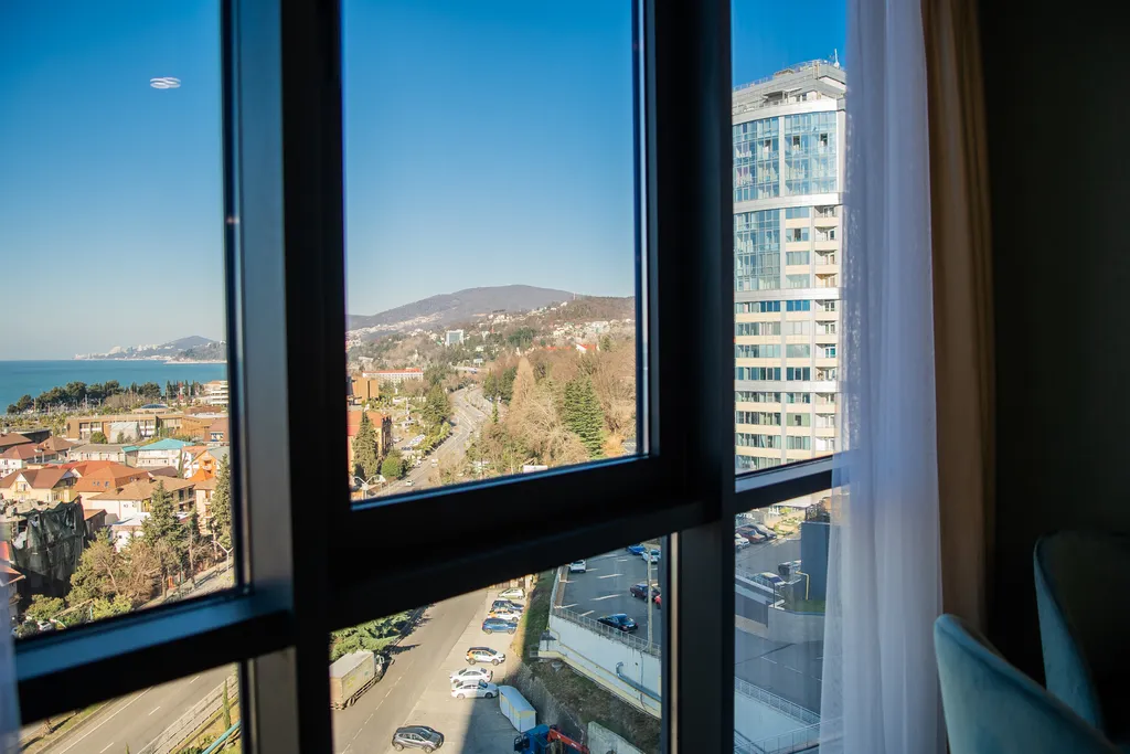 Квартира Квартира Апартамент Морская Симфония с видом на море — Адлер