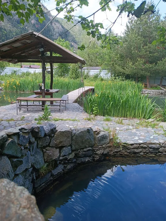 Коттедж Дом с баней и озером — Теберда