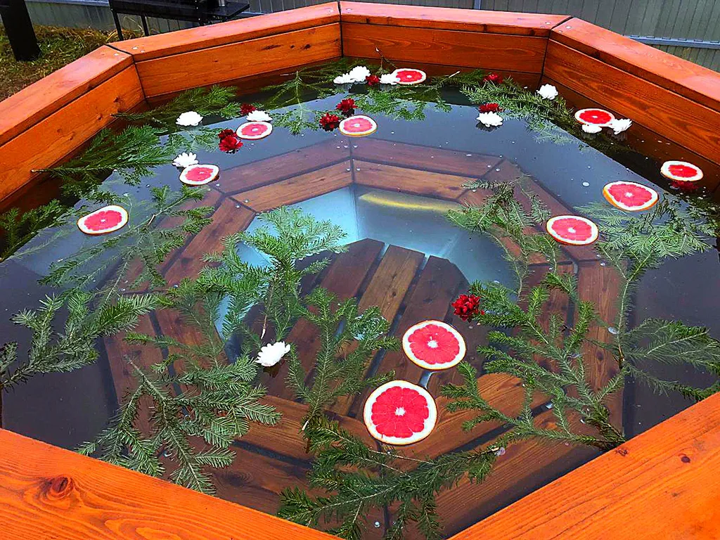 Уютный домик с банным чаном