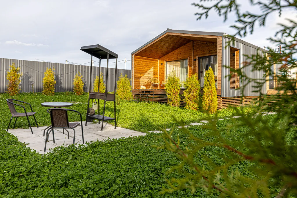 Новый загородный дом в стиле барнхаус