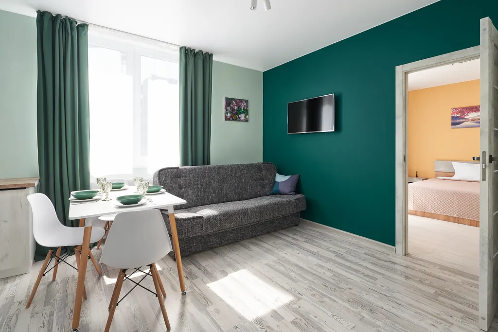 Уютный уголок в тихом районе Калининграда