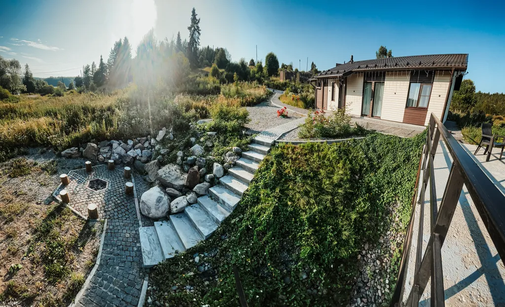 Уютный дом на берегу Ладожского озера