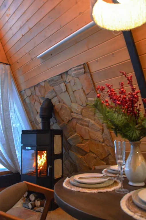 Уютный дом в сосновом лесу