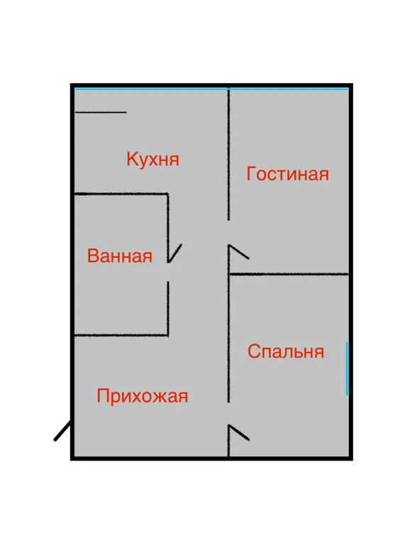 Квартира Уютная двухкомнатная квартира с видом на море и шикарный закат — Владивосток