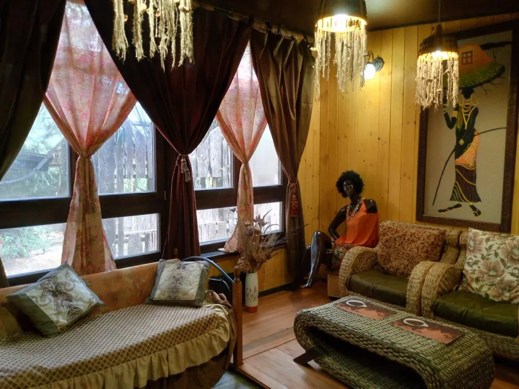 Дачный дом у моря в африканском стиле