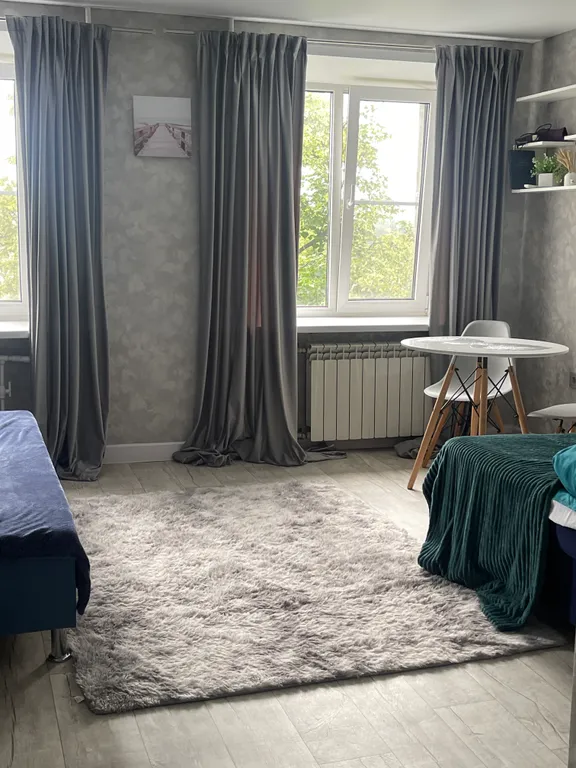 Студия с видом на реку и город в 5 минутах от центра города