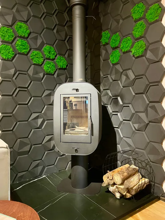 Дом в лесу: баня, купель, проектор, камин, озеро, велосипеды