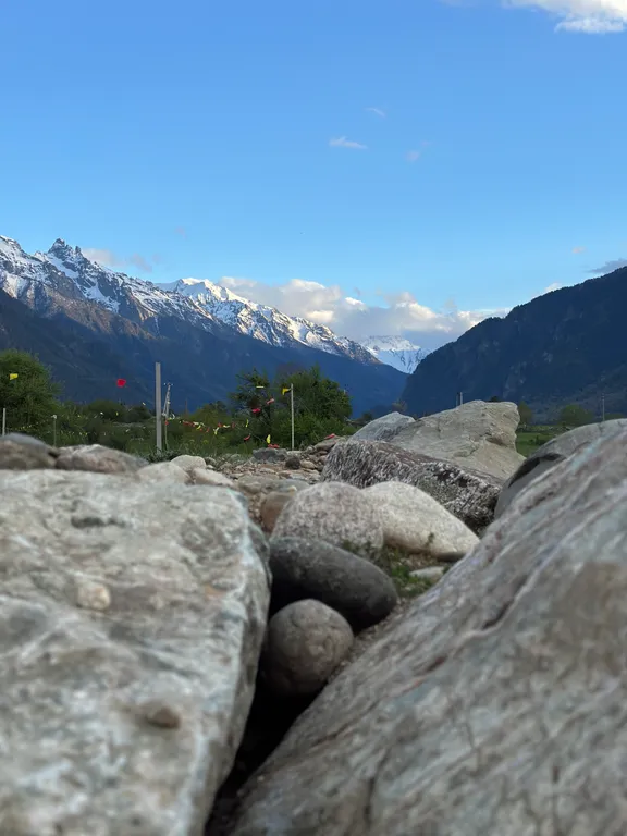 Барнхаус с шикарным видом на горы