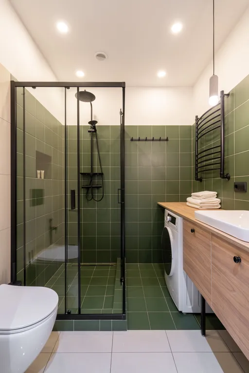 Дизайнерские апартаменты Охта КраСКИ Green