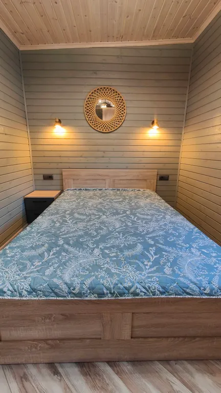 Дом с сауной рядом с лесом и озером