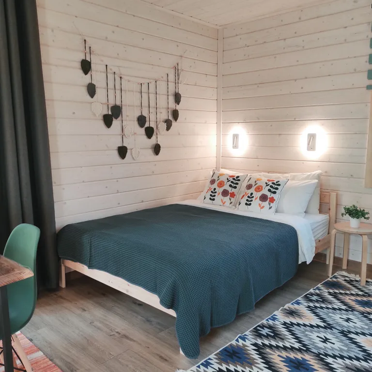 Коттедж Экодомик из рубленого бревна с дровяной сауной — аренда посуточно в Хелюля