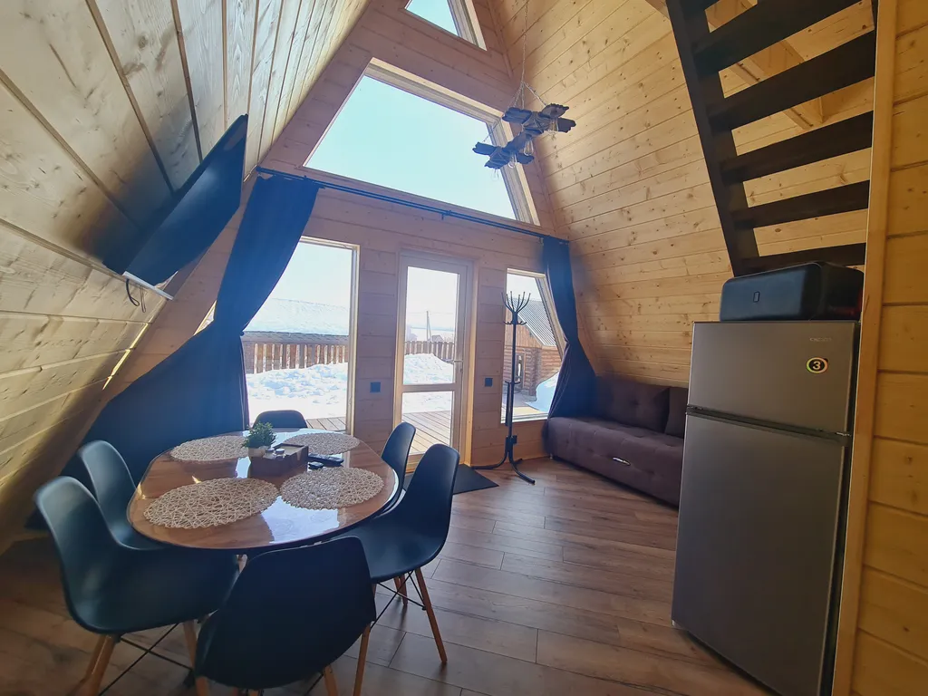 Дом 60m2 — чан, кухня-гостиная, размещение до 6 человек
