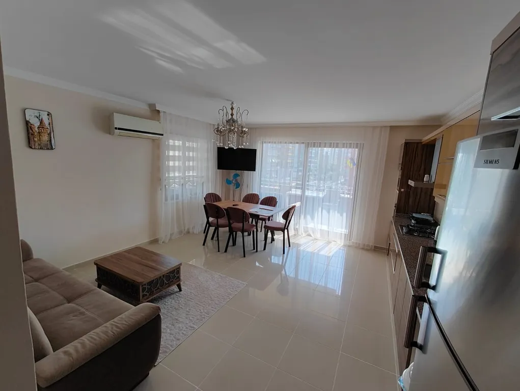 Квартира 2+1 в комплексена первой линии у моря