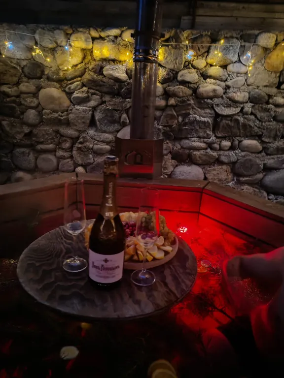 База отдыха с видом на горы в Приэльбрусье