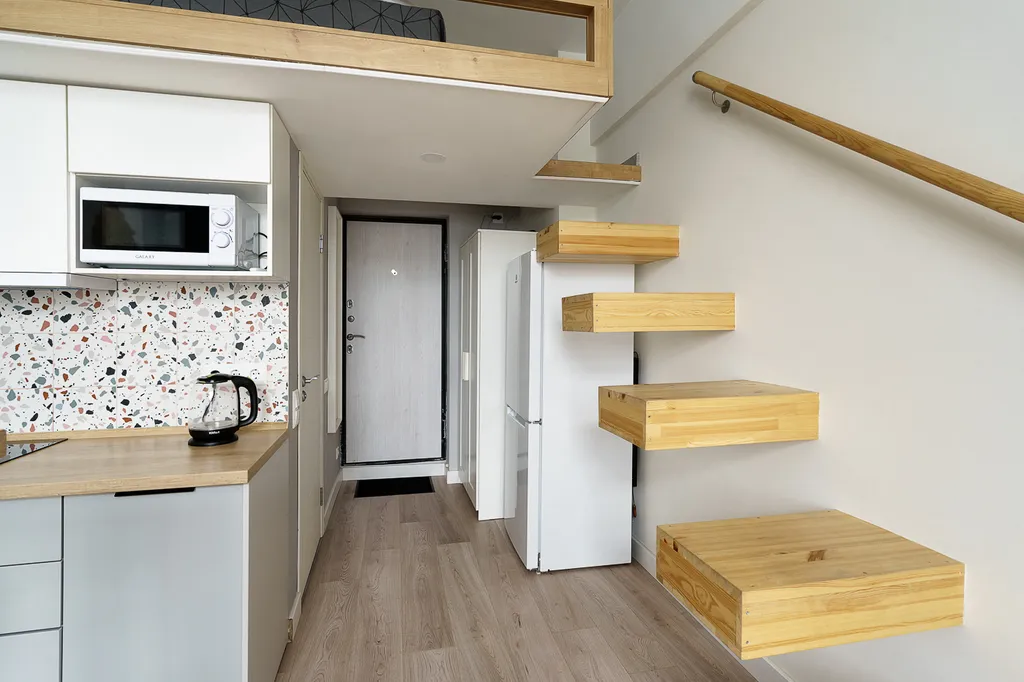 Квартира Квартира Новая двухуровневая студия в стиле modern — Москва