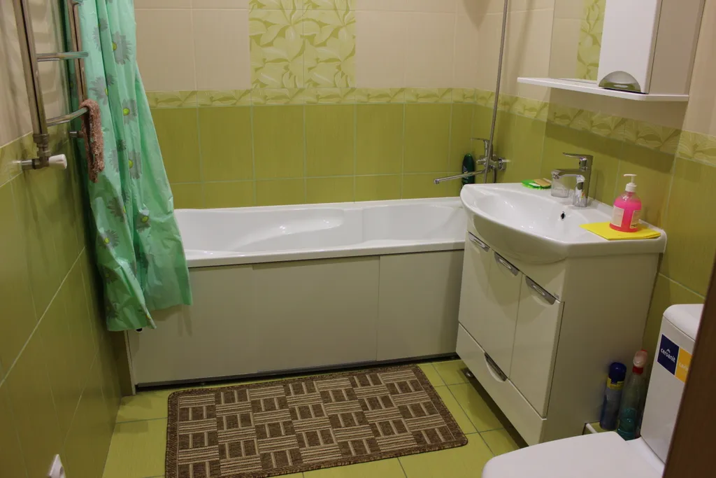 Зеленая квартира на шахматной