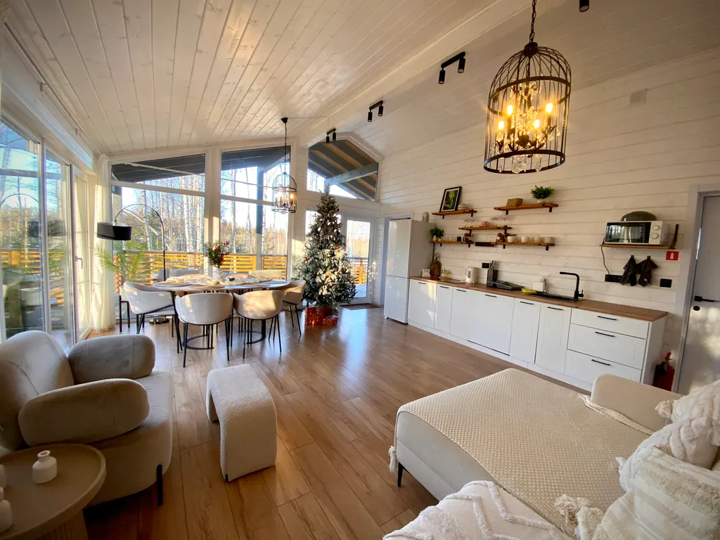 Коттедж Коттедж Частная усадьба №3 с баней и чаном — Петровское