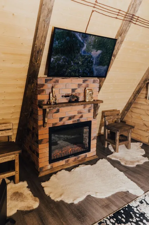 Отдых в горах в домике A-frame