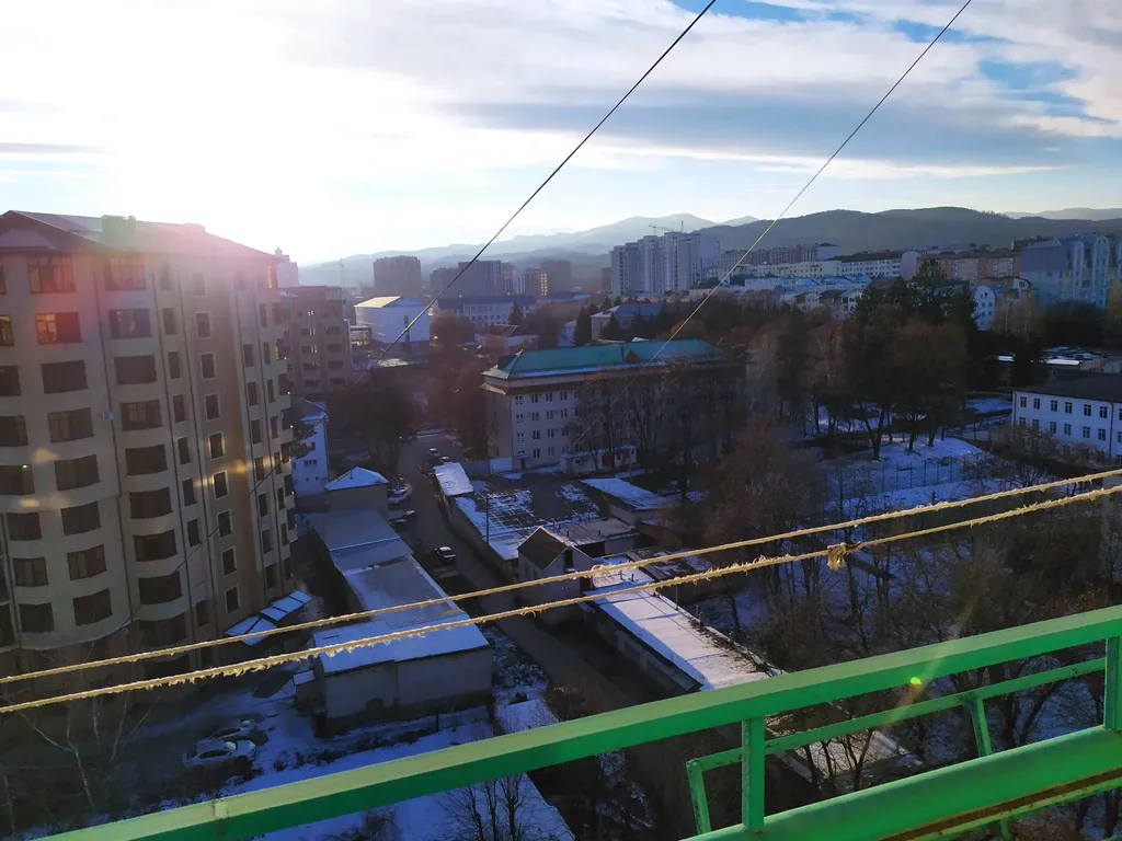 Красивый вид на горы