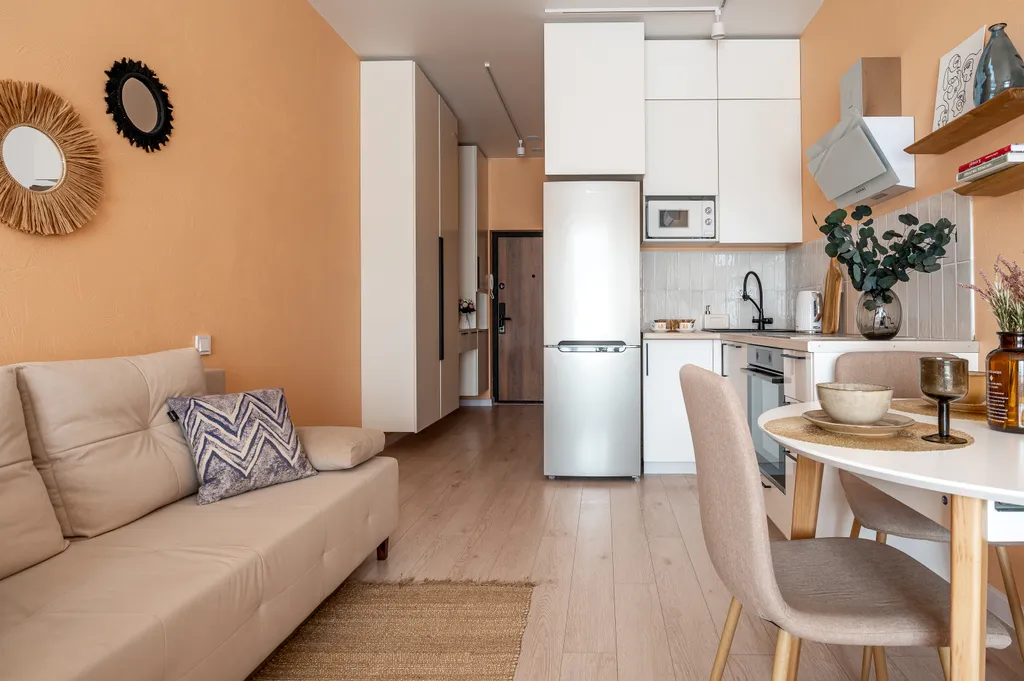 Студия с панорамным видом на горы