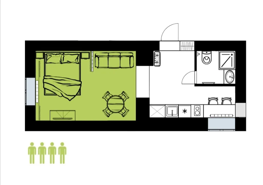 Квартира Апартаменты LoftPlace — Санкт-Петербург