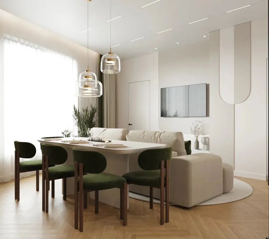 Квартира Дизайнерская евро 2-комнатная квартира в жк бизнес-класса forst — Москва