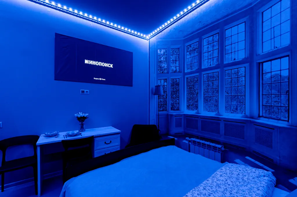 Квартира Квартира Уютная студия с проектором, без окна — Москва