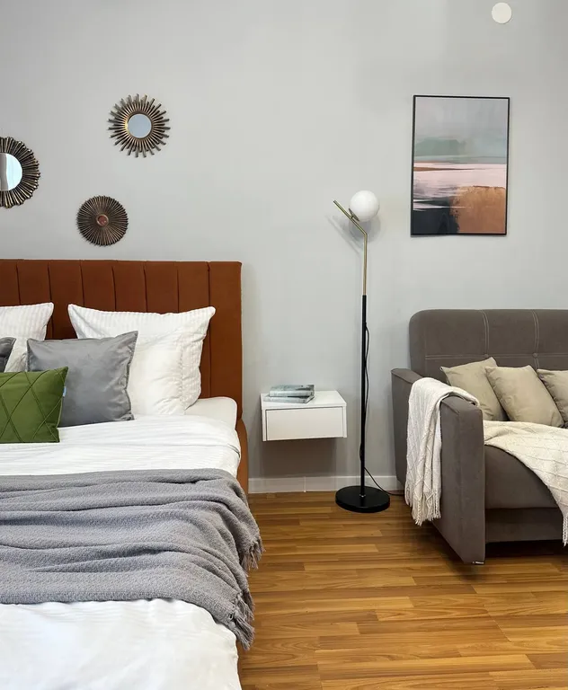 Дизайнерская студия с прекрасным видом на центр города