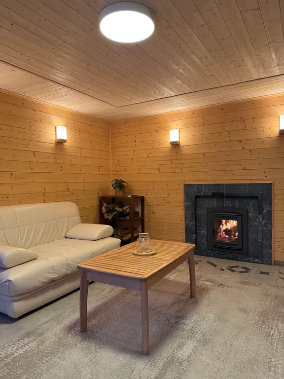 Коттедж с сауной и зоной BBQ