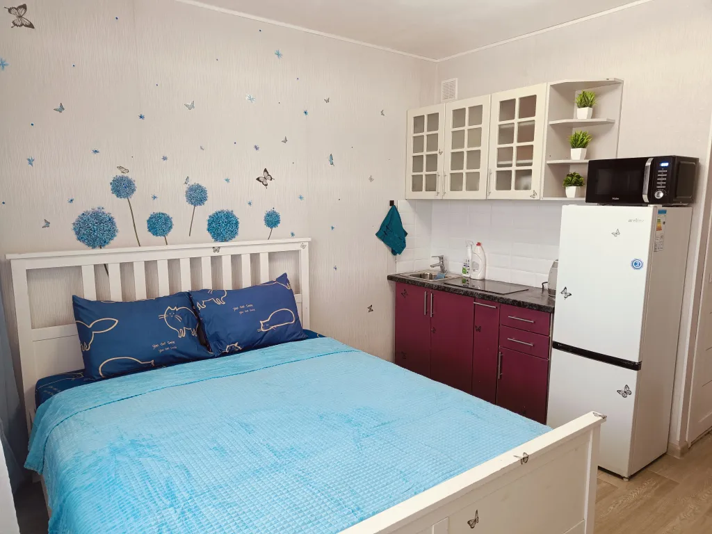 Уютная студия с балконом у Аграрного университета и метро