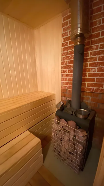 Нoвый уютный дом с баней на дровах