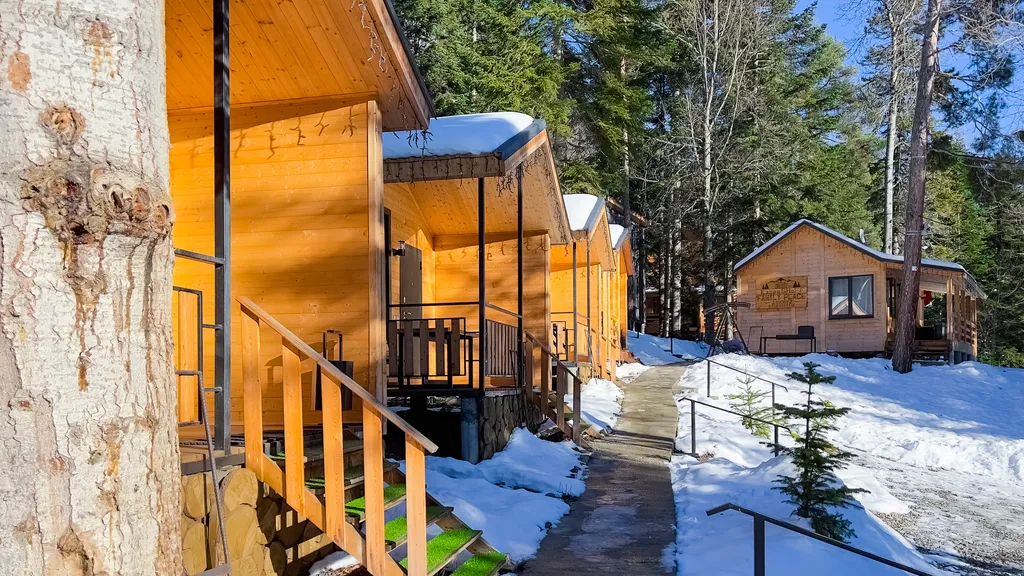 Коттедж Домик одноэтажный 4-местный — Архыз