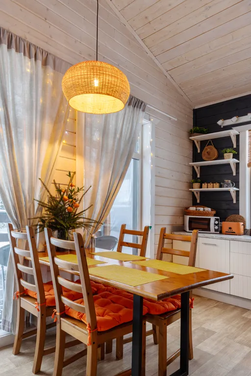 Уютный барнхаус с видом на лес