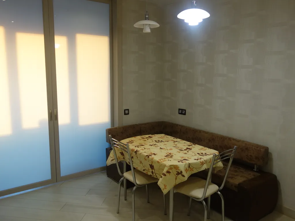 Красивый панорамный вид на закат с 23 этажа