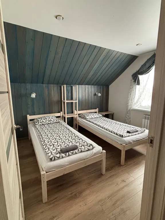 Дом с верандой, камином и сауной - вид на горы