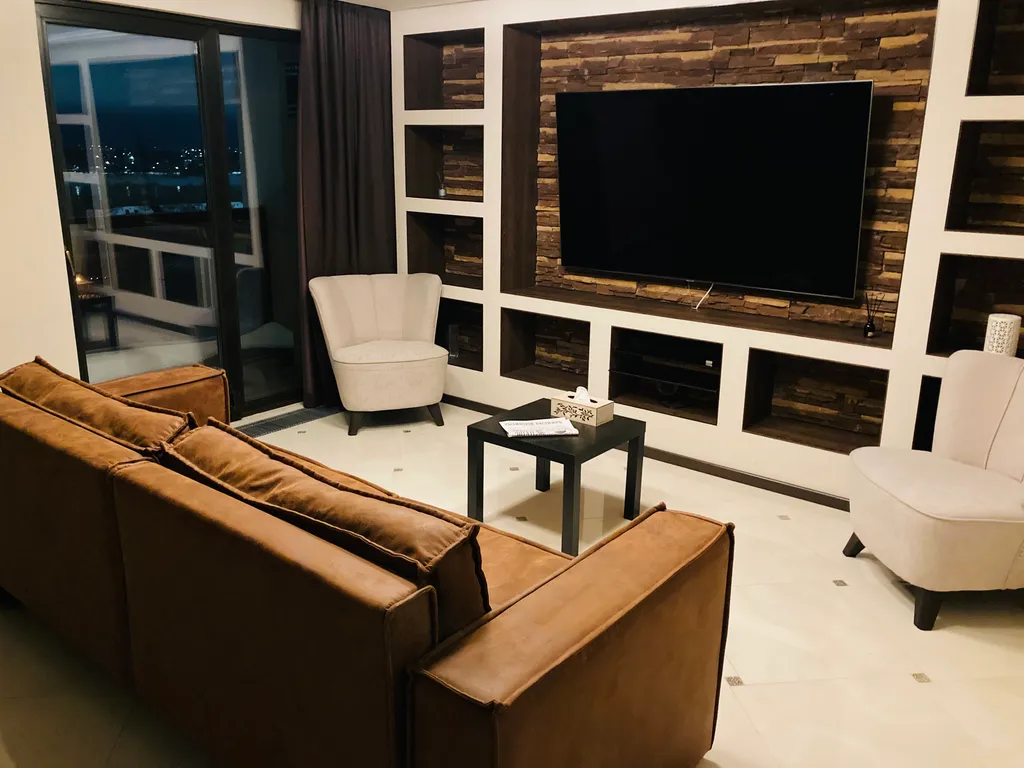 Апартаменты на уровне облаков с панорамным видом на город