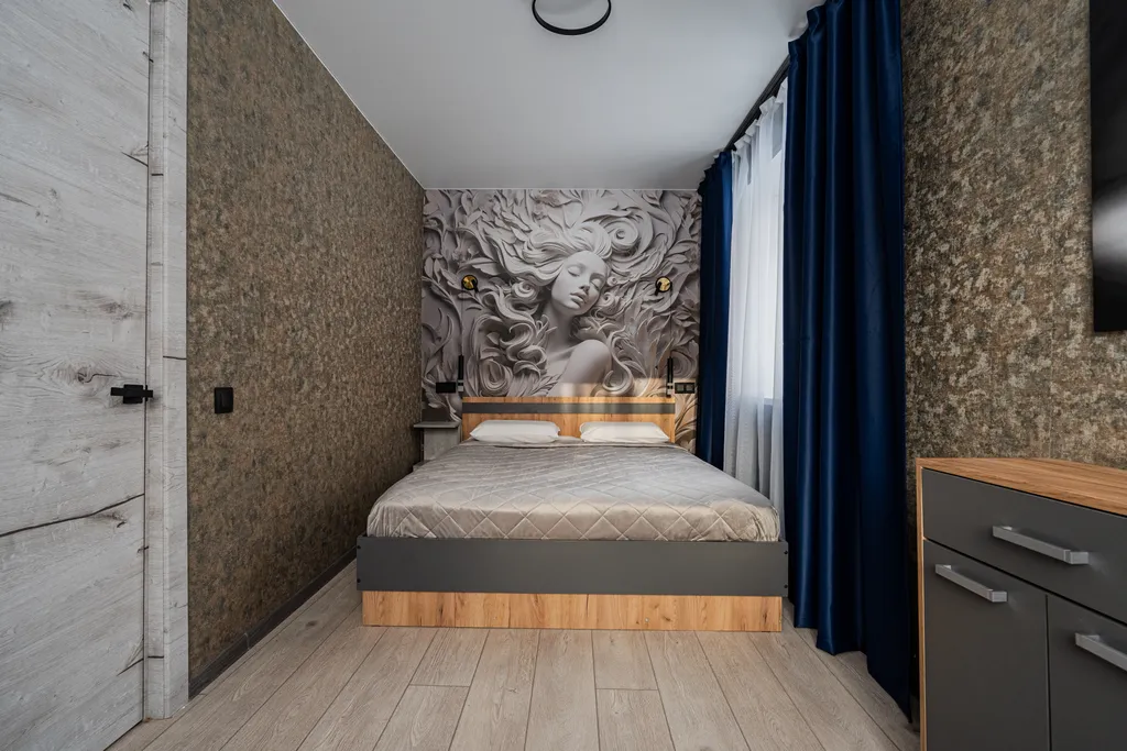 Красивая уютная двухкомнатная квартира с новым дизайнерским ремонтом