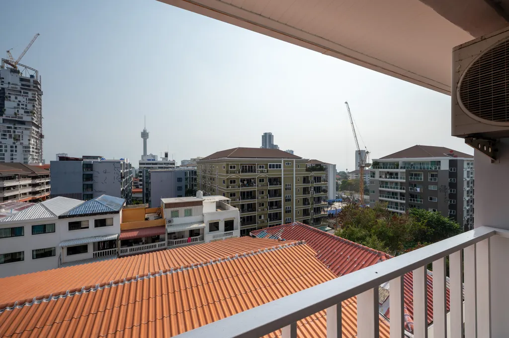 Квартира с одной спальней видом на город