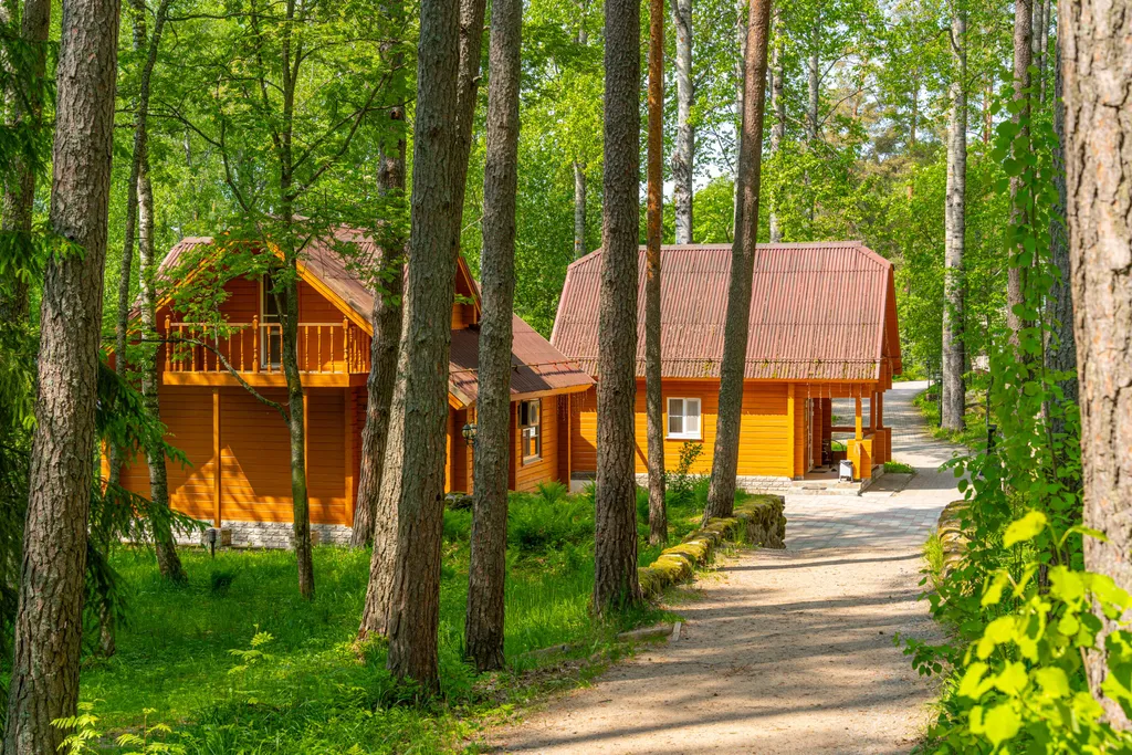 Малый коттедж с сауной