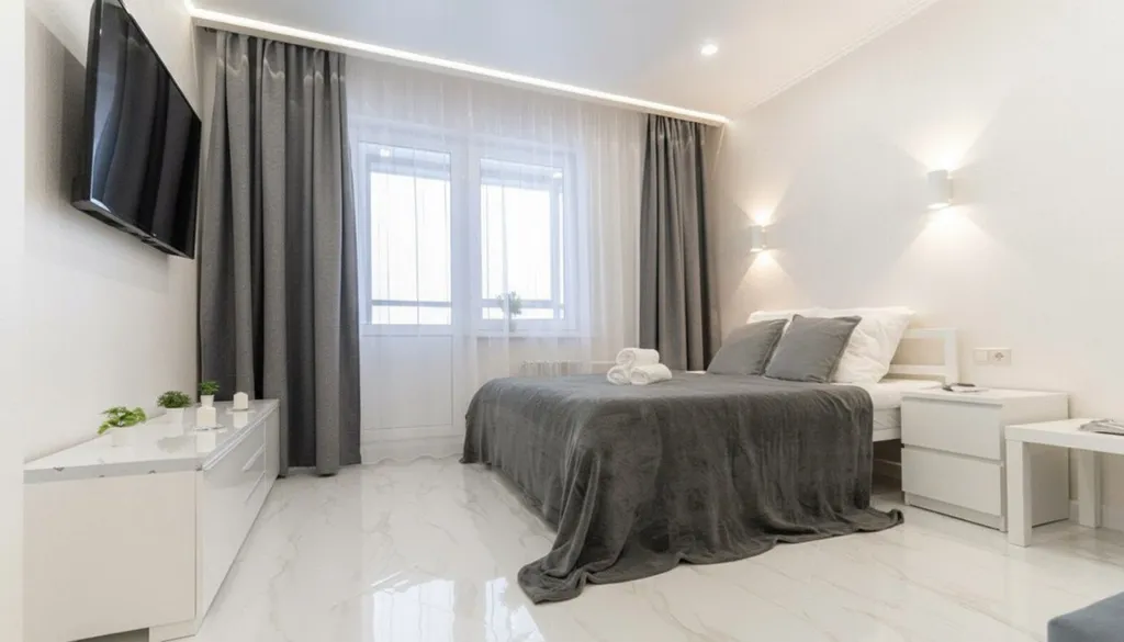 Квартира 1-к апартамент с видом на город — аренда посуточно в Калуга