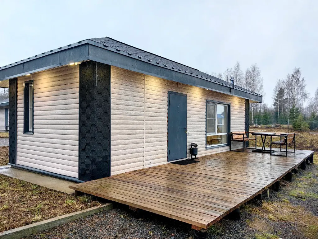 Дом на первой линии у озера в Карелии