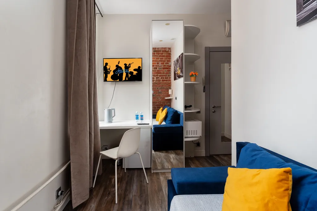 Квартира Квартира BestFlat24 Уютная студия на метро Бауманская — Москва